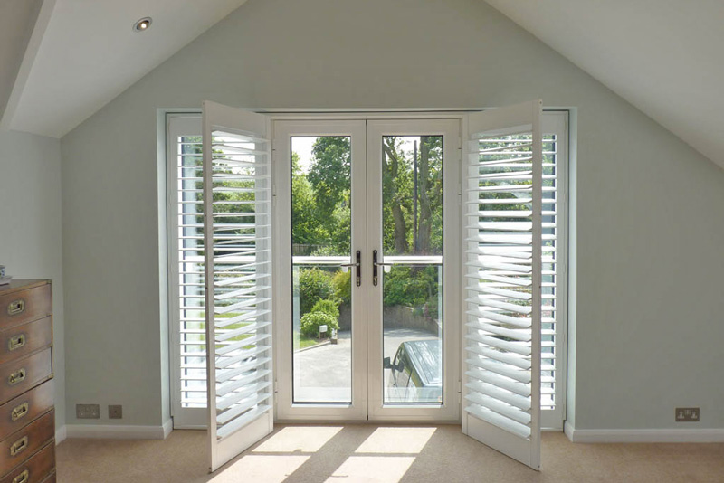 Wooden French Door Shutters